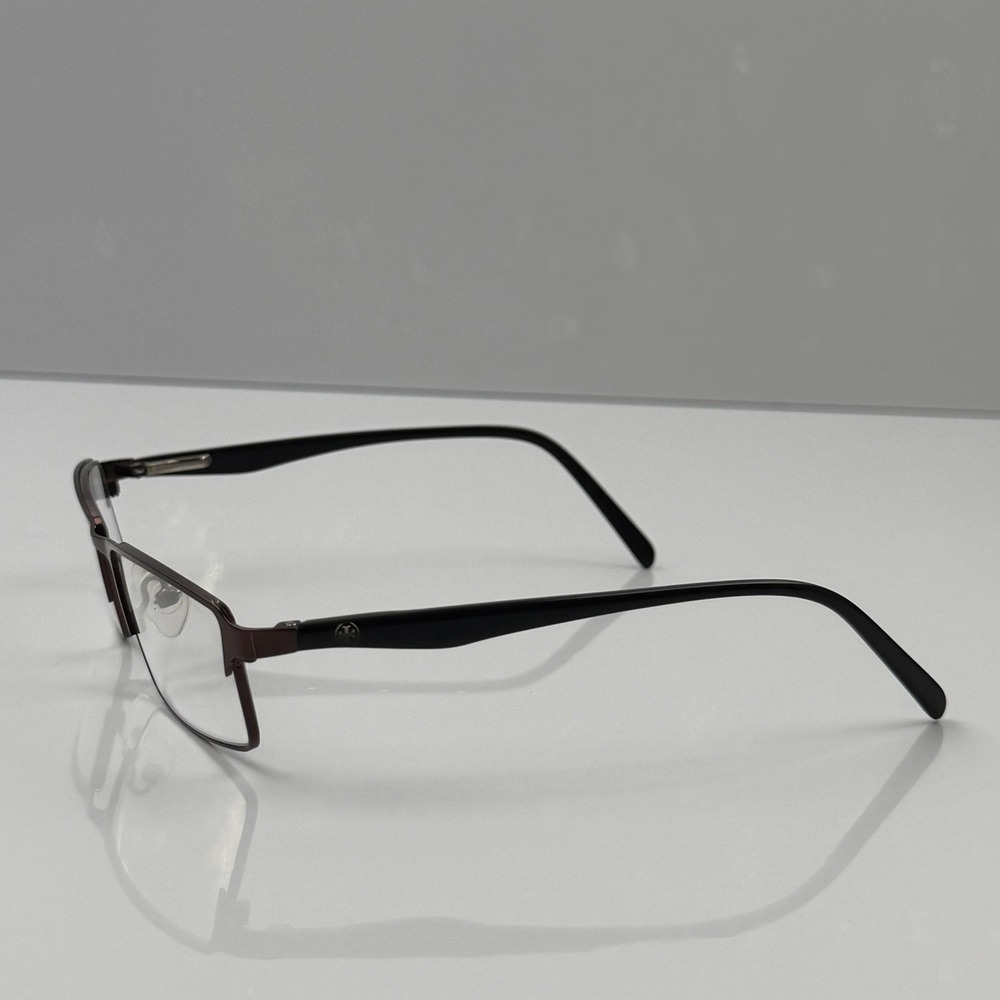 Tory Burch Womens Eyeglasses Brown Square Rectangular Full Rim Metal‎ RX Frame